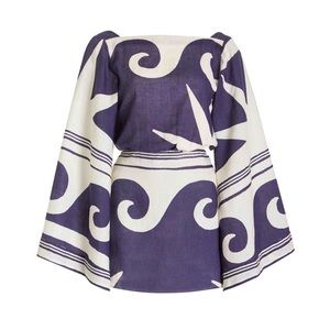 Johanna Ortiz
Wave After Wave Organic Linen Mini Dress